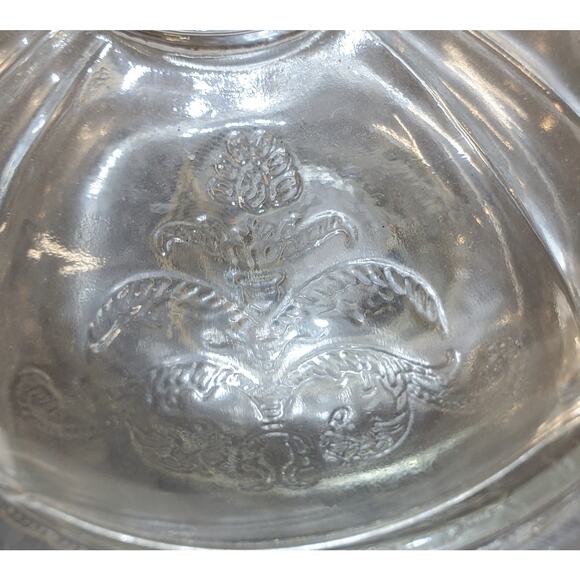 Vintage Covered Butter Cheese Dish Madrid Pattern - Picture 4 of 6